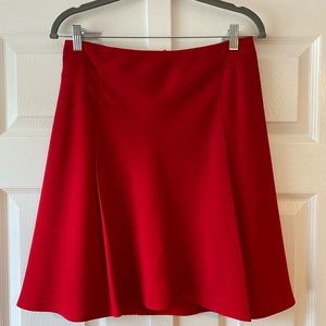 Red A-Line Skirt